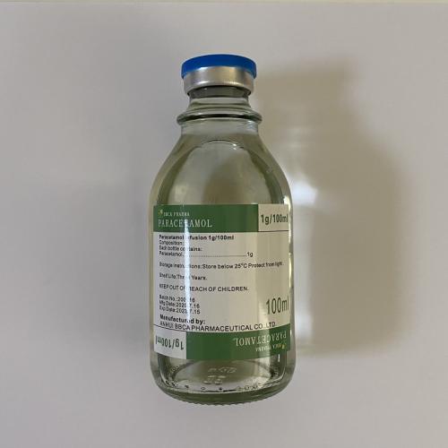 Paracetamol Injection Glass Bottles